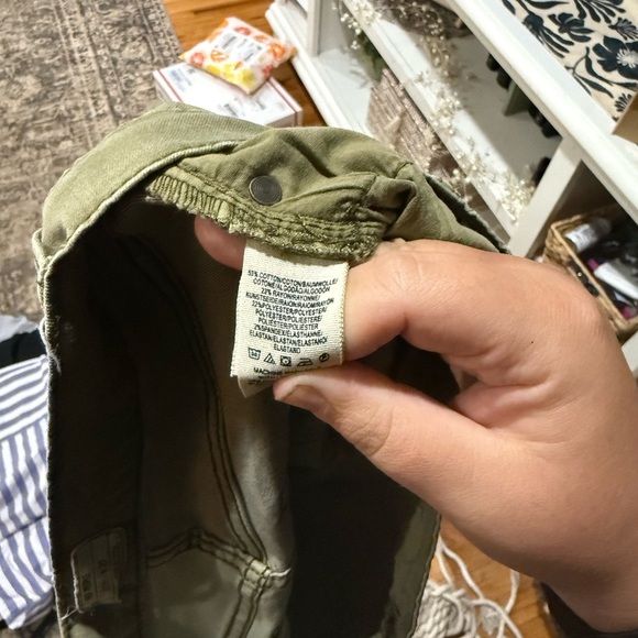 Free People Olive Skinny Jeans size 27 - Picture 6 of 6